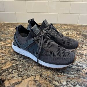 Gray New Balance 247 REV Lite Athletic Sneakers